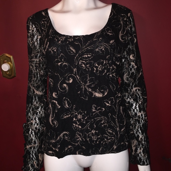 INC LACE TOP SIZE XL - Picture 2 of 8